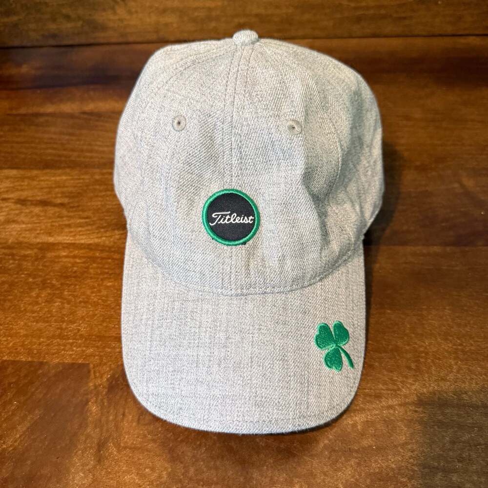 Titleist Shamrock Montauk Twill Golf Hat Cap Grey Green St. Patrick's Edition